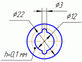 Диск дроссельный клапана сжатия (2х3x0,1мм) 2108-2915660