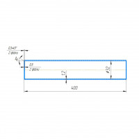 Цилиндр 32x1.2x400F